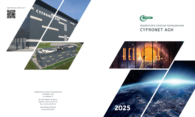 okładka folderu informacyjnego ACK Cyfronet AGH