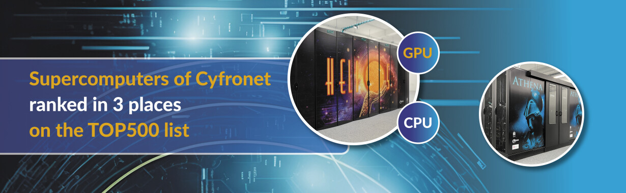 Cyfronet's supercomputers are among the fastest and most energy-efficient in the world