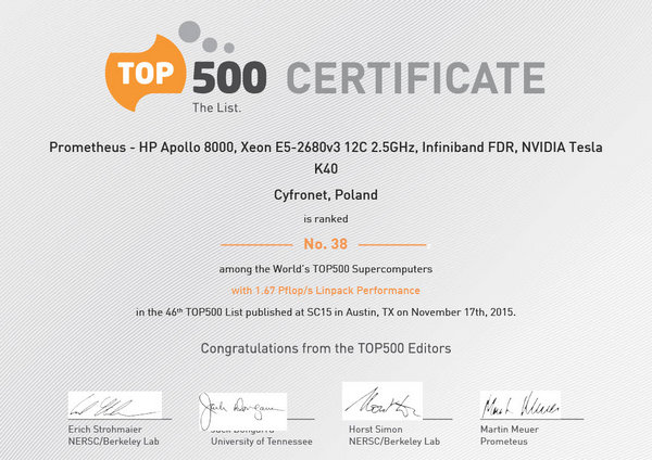 Prometheus_TOP500_Certificate_2015_11_38_600 Prometheus_TOP500_Certificate_2015_11_38_600